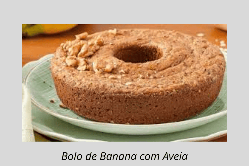 Bolo De Banana Com Aveia