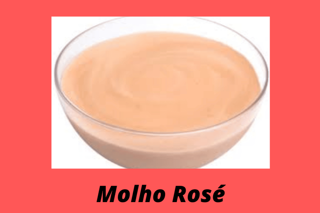 Molho Rosé Simples e Delicioso