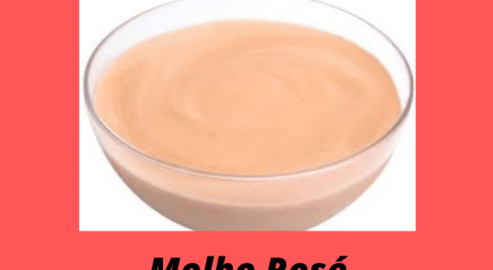 Molho Rosé Simples e Delicioso