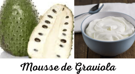 Mousse de Graviola 3 Ingredientes