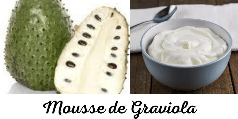 Mousse de Graviola 3 Ingredientes