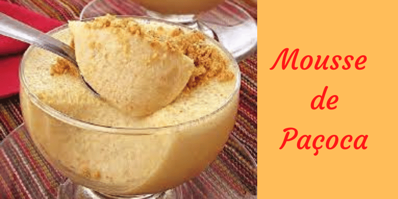 Mousse de Paçoca sabor Irresistível