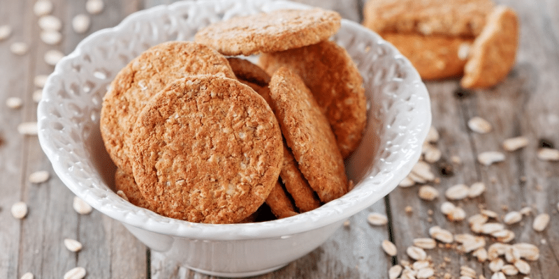 Biscoito Cookie de Aveia Caseiro