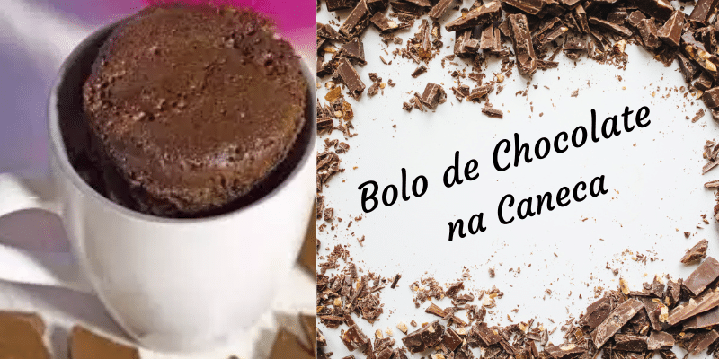 Bolo de Chocolate na Caneca