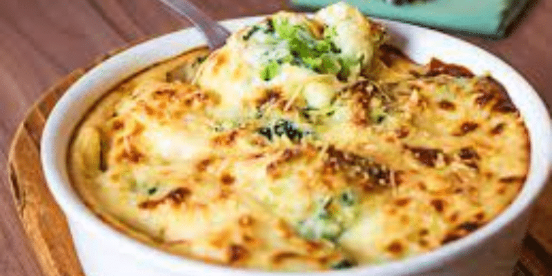 Brócolis Gratinado No Forno