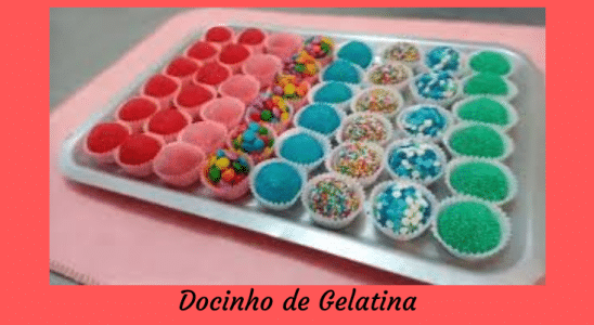 Docinho de Gelatina Muito Fácil