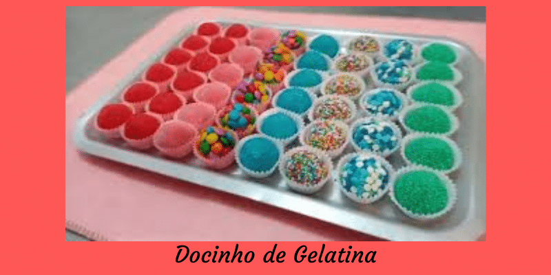 Docinho de Gelatina Muito Fácil