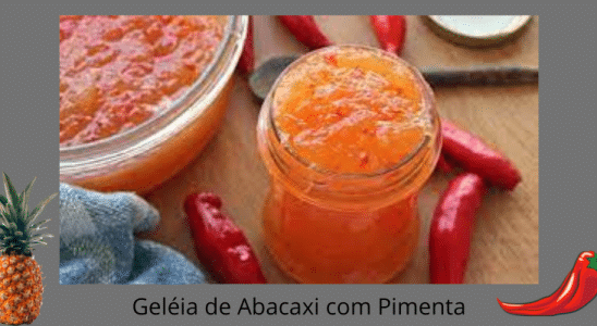 Geléia de Abacaxi com Pimenta