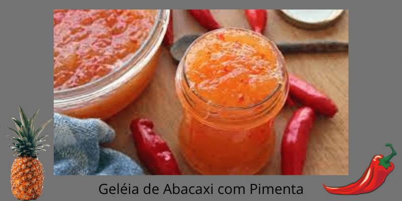 Geléia de Abacaxi com Pimenta