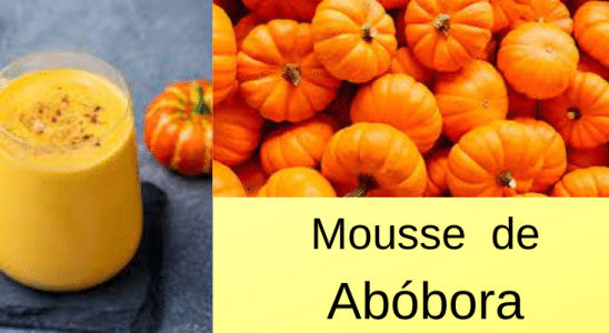 Sensacional Receita de Mousse de Abóbora