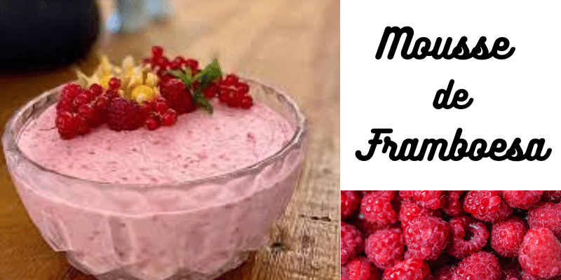 Mousse de Framboesa Sensacional