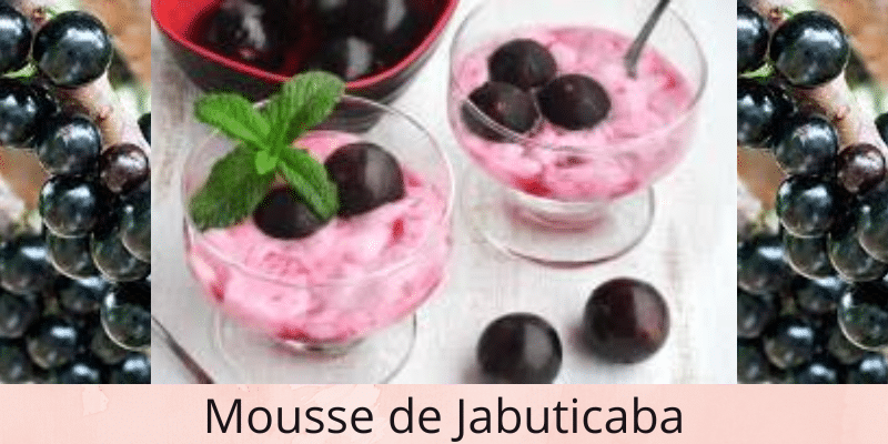 Deliciosa Mousse de Jabuticaba