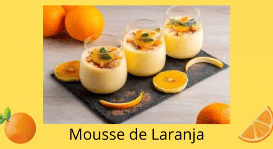 Mousse de laranja Simples