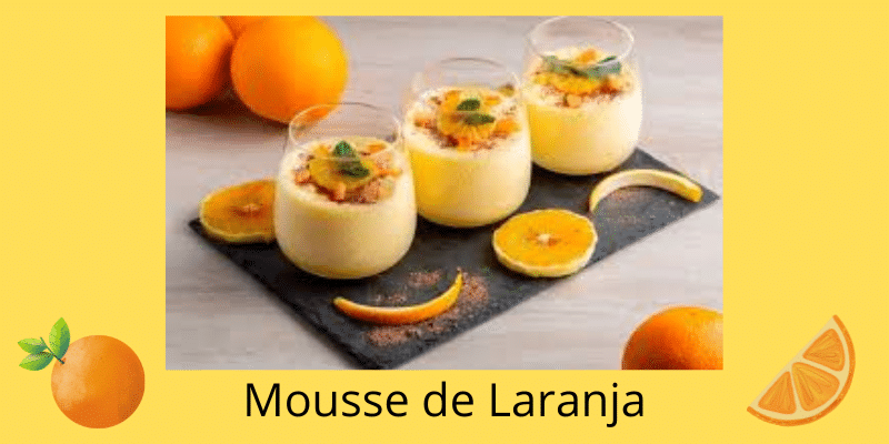 Mousse de laranja Simples