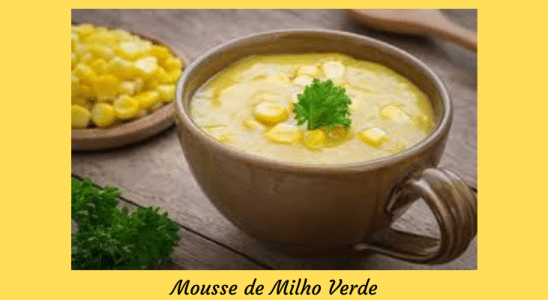 Mousse de Milho Verde Cremoso