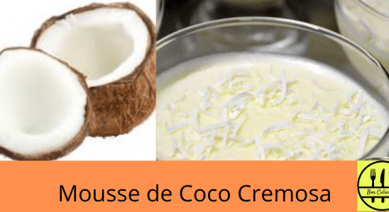 Receita de Mousse de Coco Cremosa