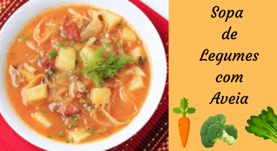 Sopa de Legumes com Aveia