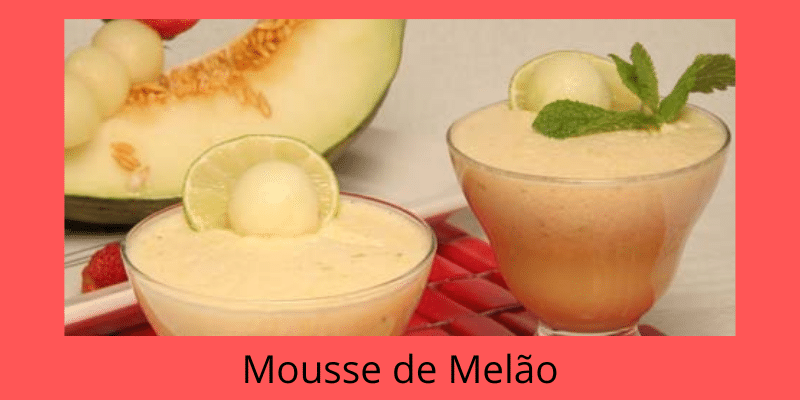 Mousse de Melão Muito Saboroso