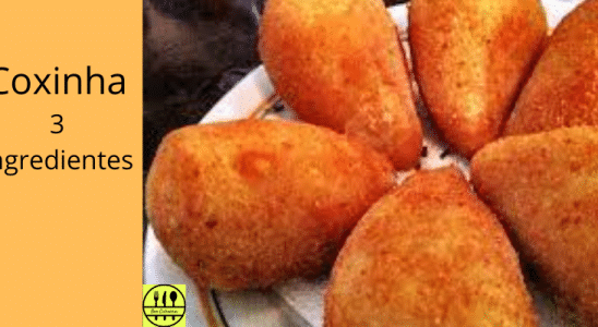 Coxinha 3 Ingredientes Sem Trigo