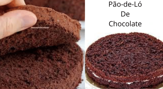 Pão-de-Ló De Chocolate Fofinho