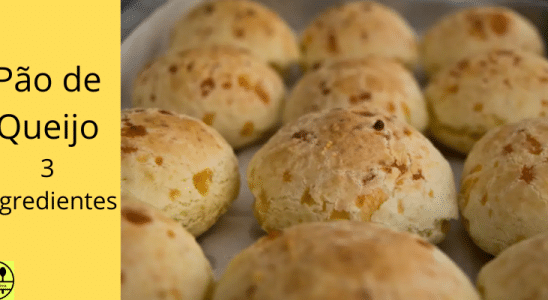 Pão de Queijo 3 Ingredientes